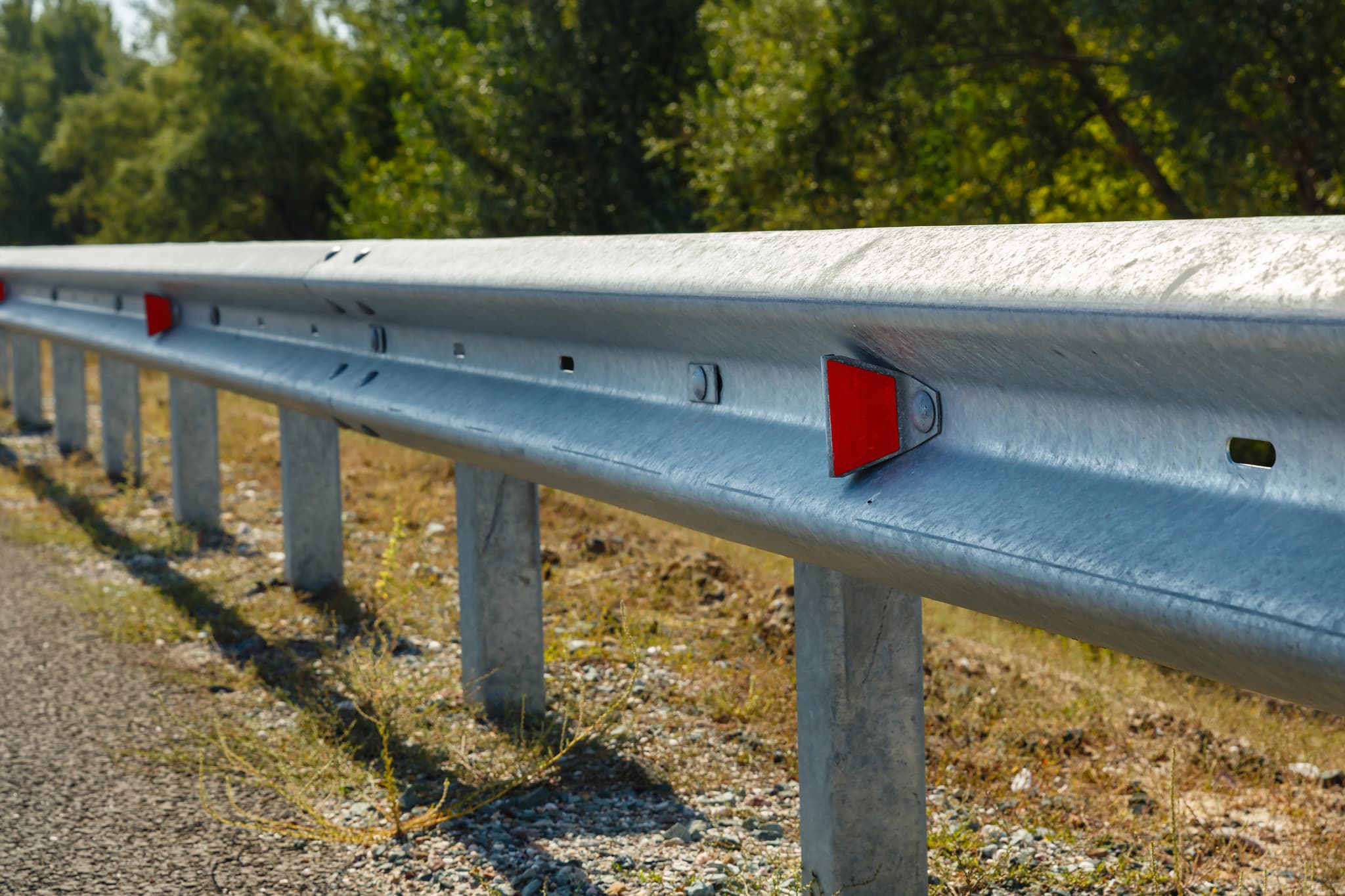 W-Beam Crash Barrier